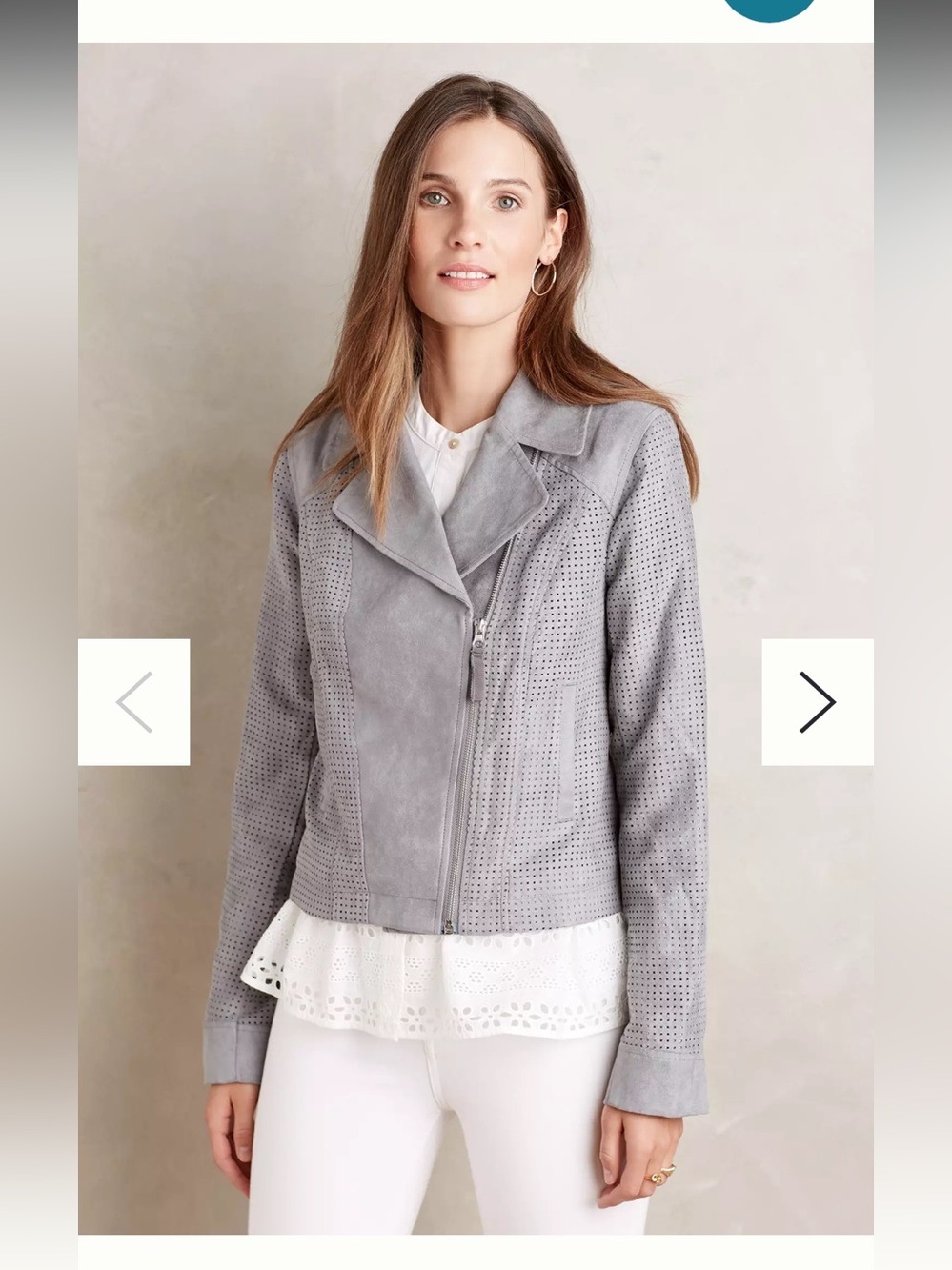Vegan Suede Moto Jacket
Hei Hei Anthropologie Size Medium